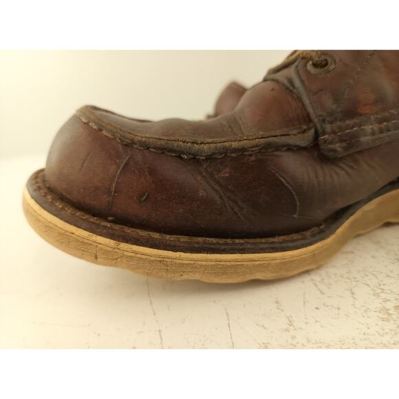 Vintage Red Wing Irish Setter Sport Boot USA Men's Moc Toe Work Boots See Desc - Picture 11 of 16